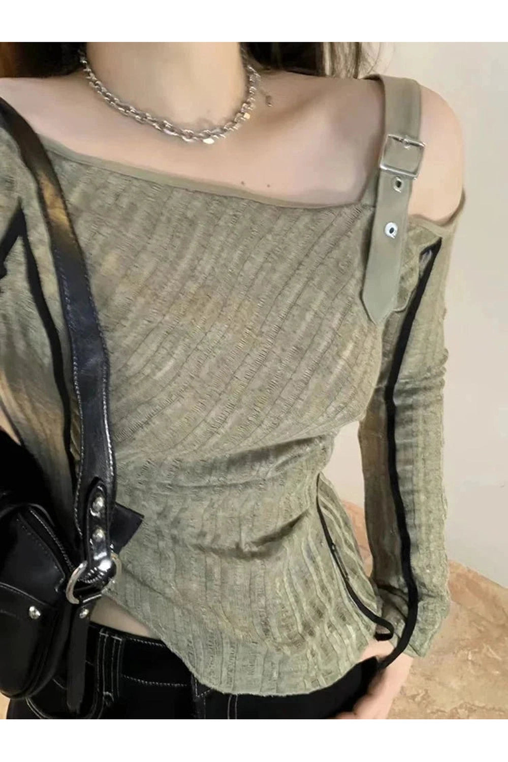 Y2k Preppy Style Knit Pullover