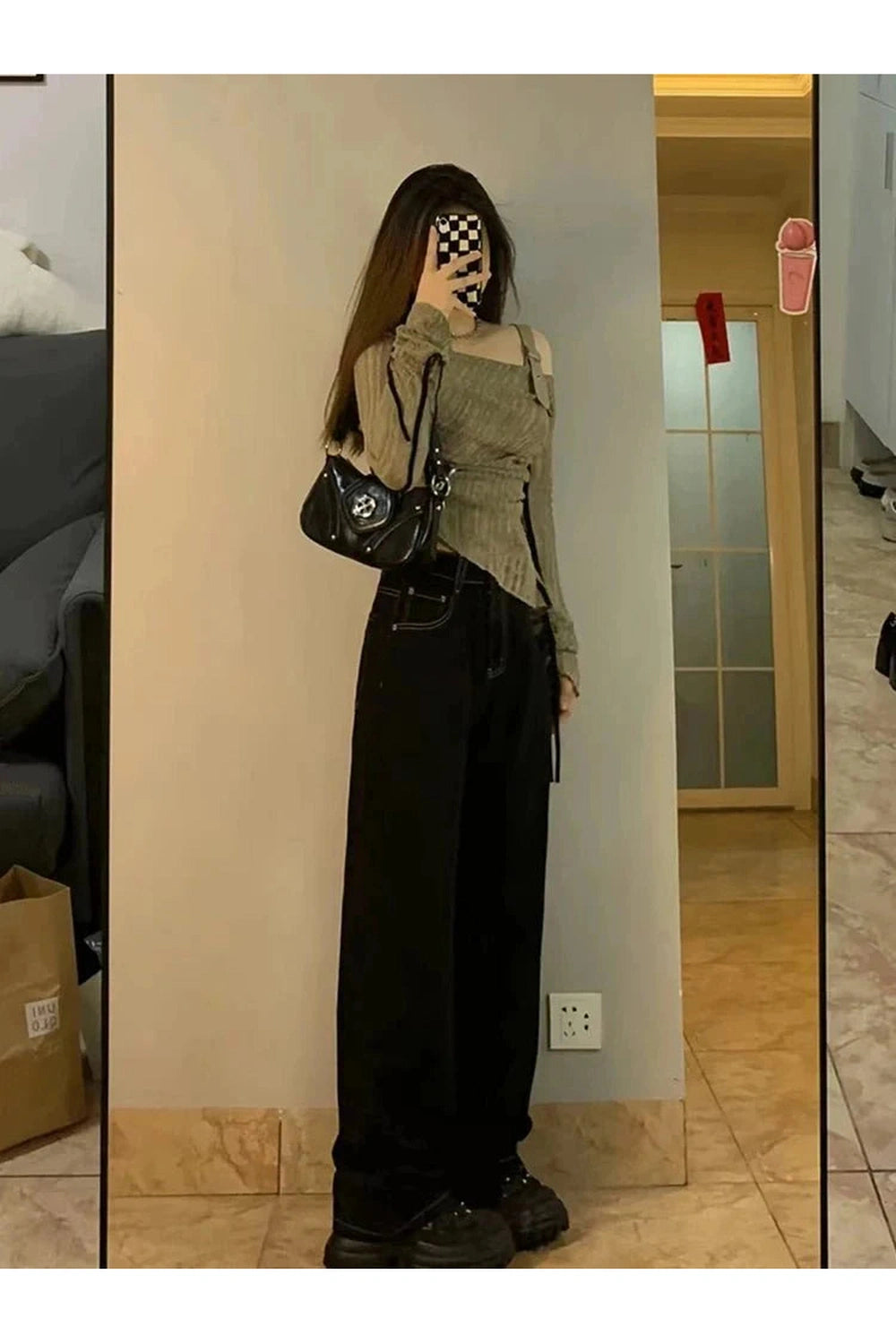 Y2k Preppy Style Knit Pullover