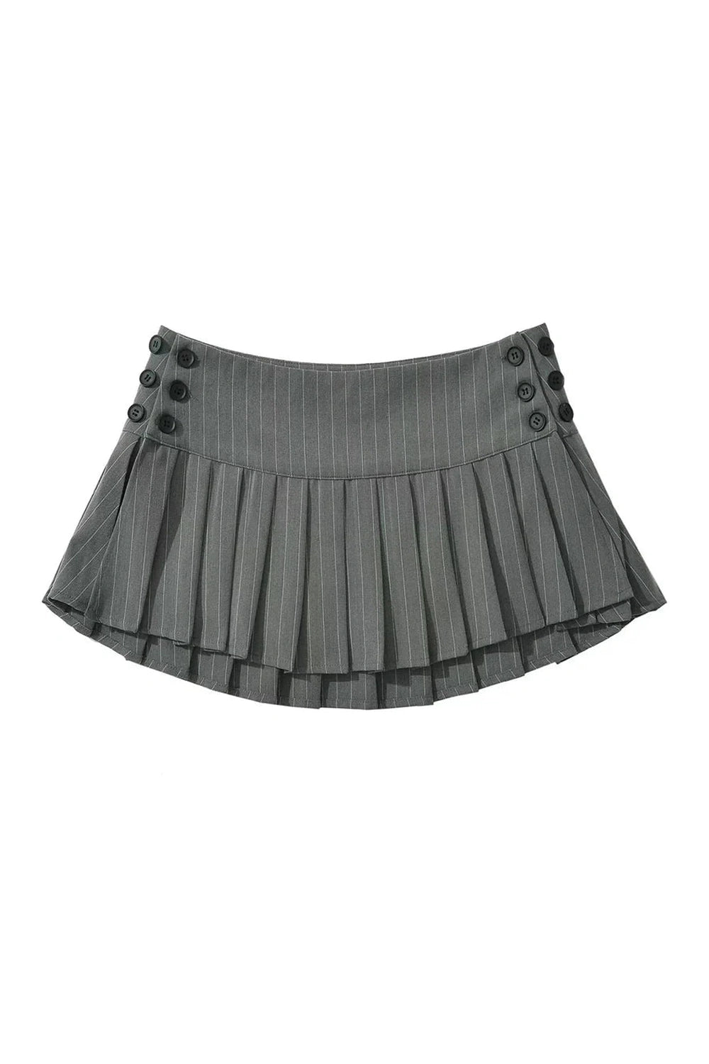 Y2k Preppy Style Plaid Pleated Mini Skirt