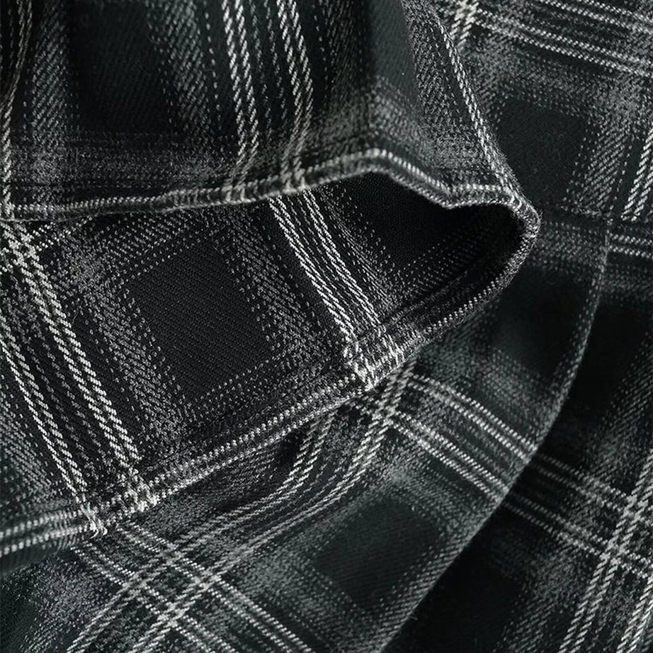 Y2k Preppy Style Plaid Pleated Mini Skirt