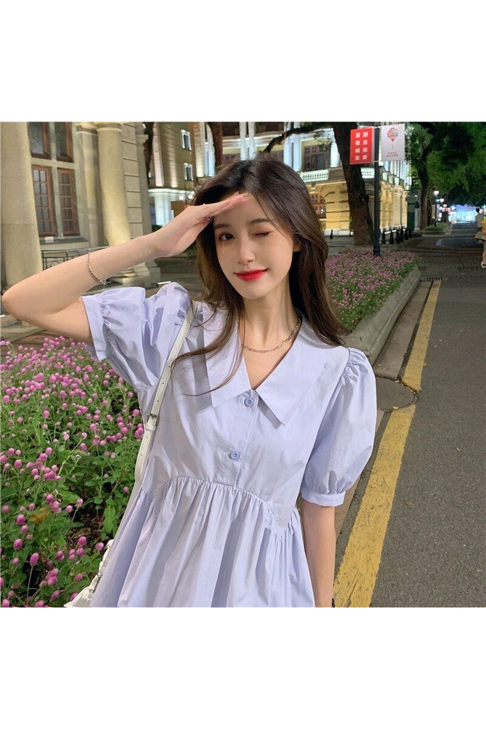 Y2k Preppy Sweet Mini Summer Dress