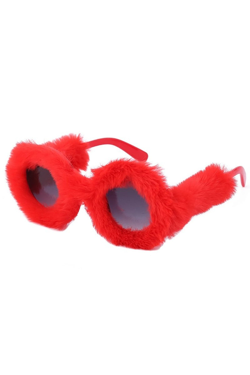 Y2k Preppy Velvet Cat Eye Sunglasses