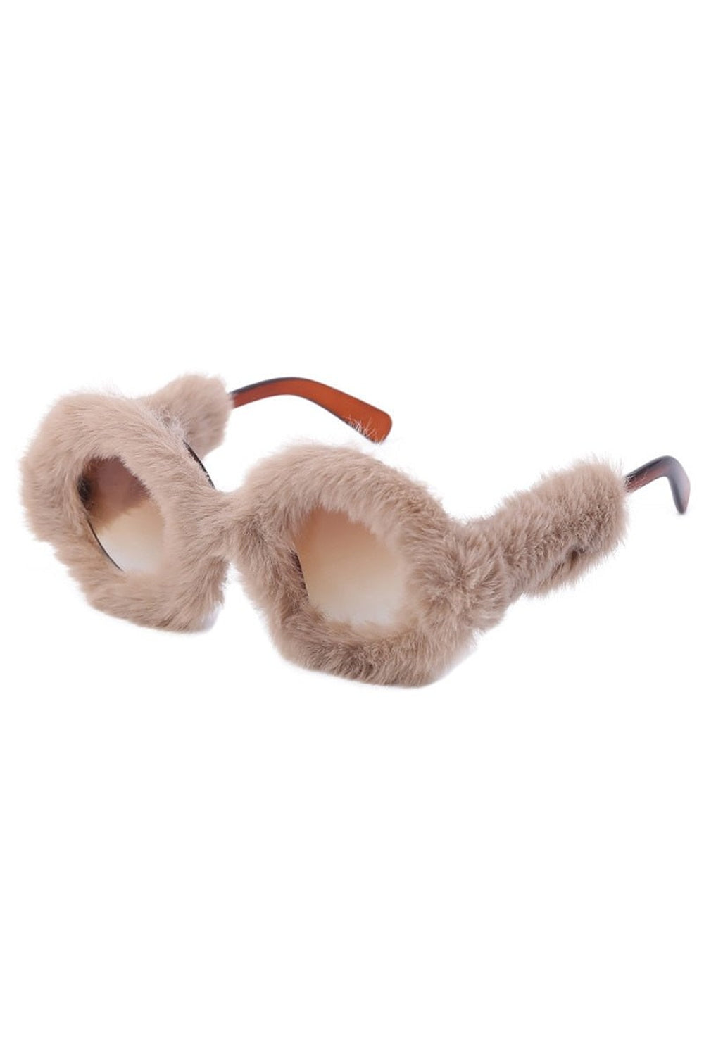 Y2k Preppy Velvet Cat Eye Sunglasses