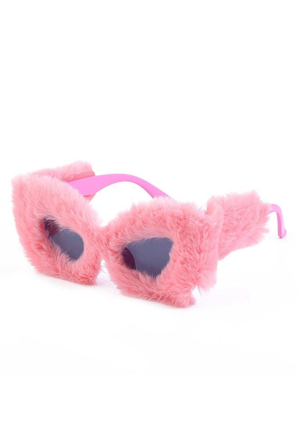 Y2k Preppy Velvet Cat Eye Sunglasses