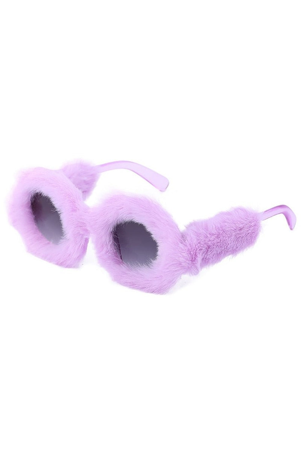 Y2k Preppy Velvet Cat Eye Sunglasses