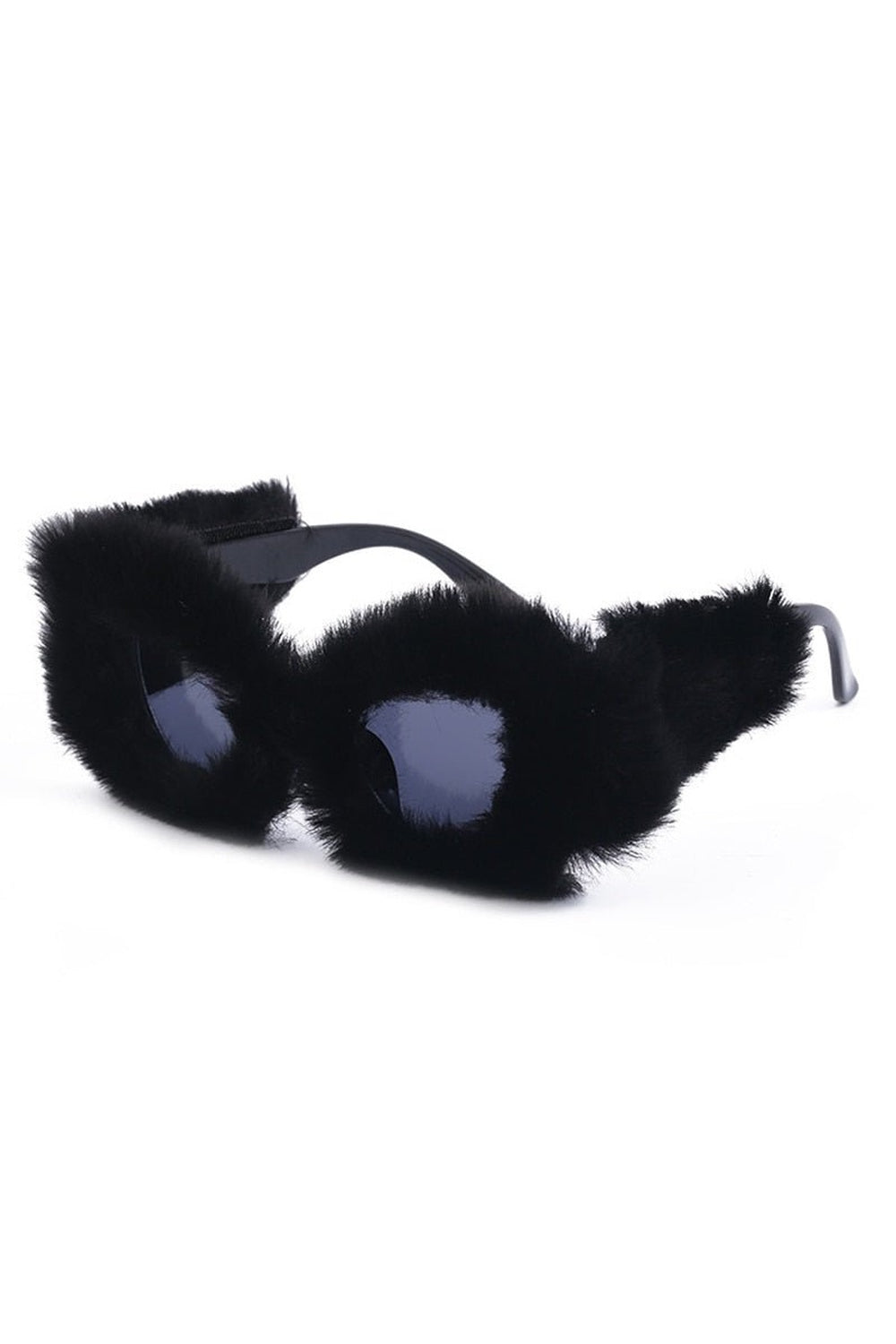 Y2k Preppy Velvet Cat Eye Sunglasses