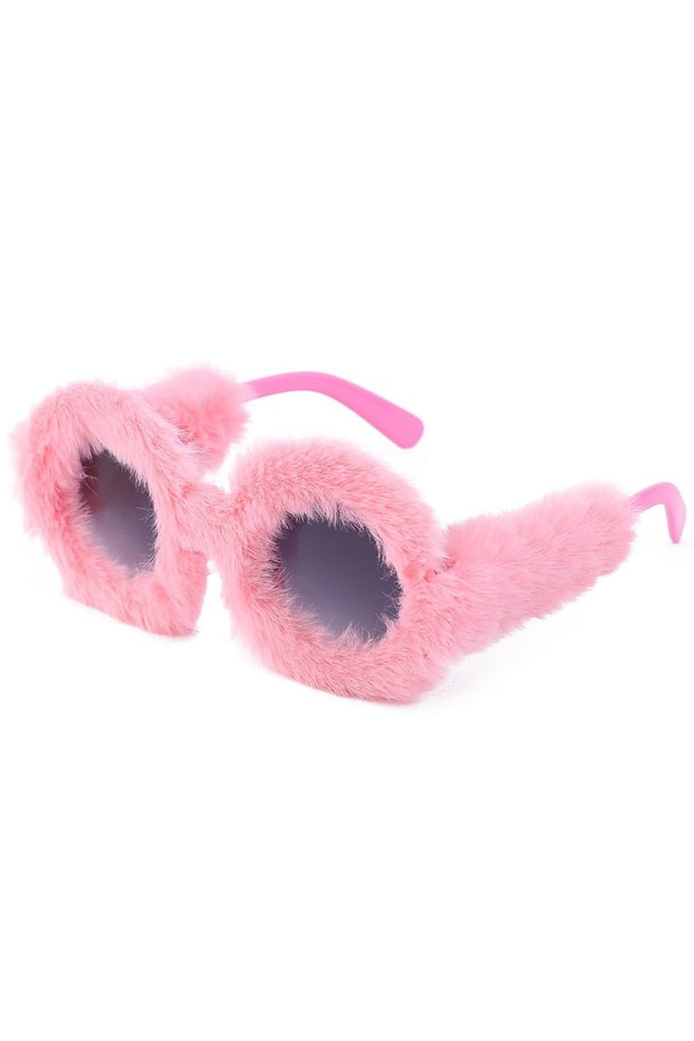Y2k Preppy Velvet Cat Eye Sunglasses