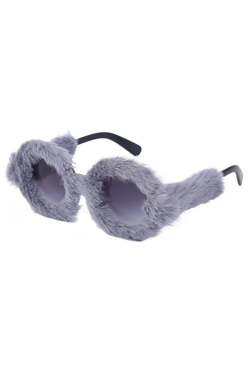 Y2k Preppy Velvet Cat Eye Sunglasses