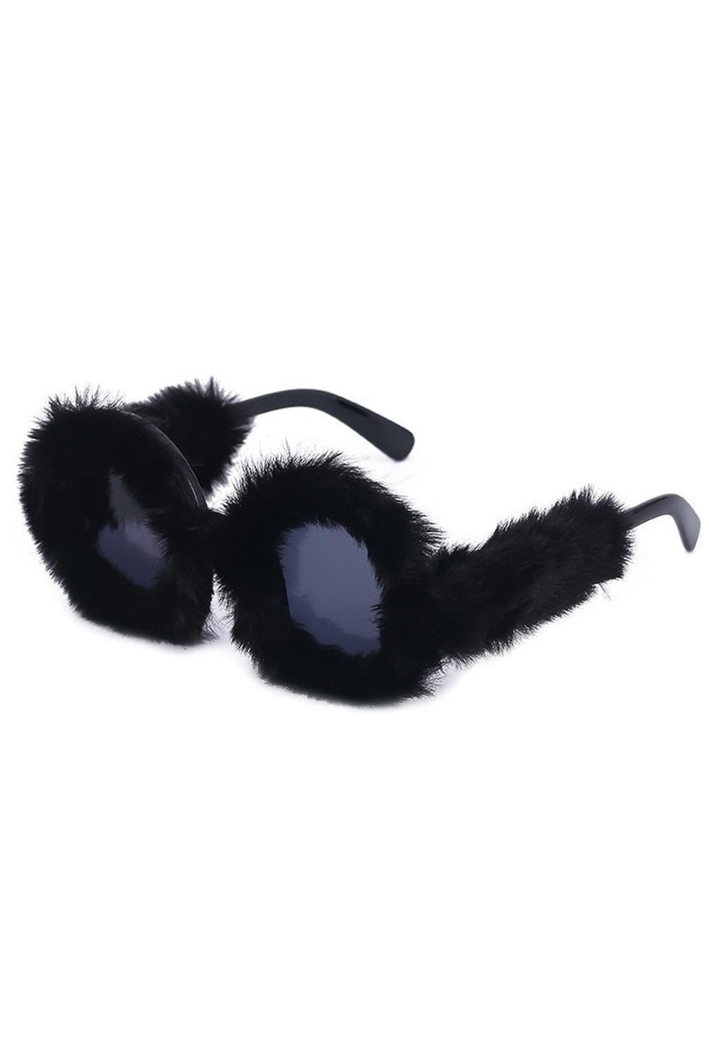Y2k Preppy Velvet Cat Eye Sunglasses