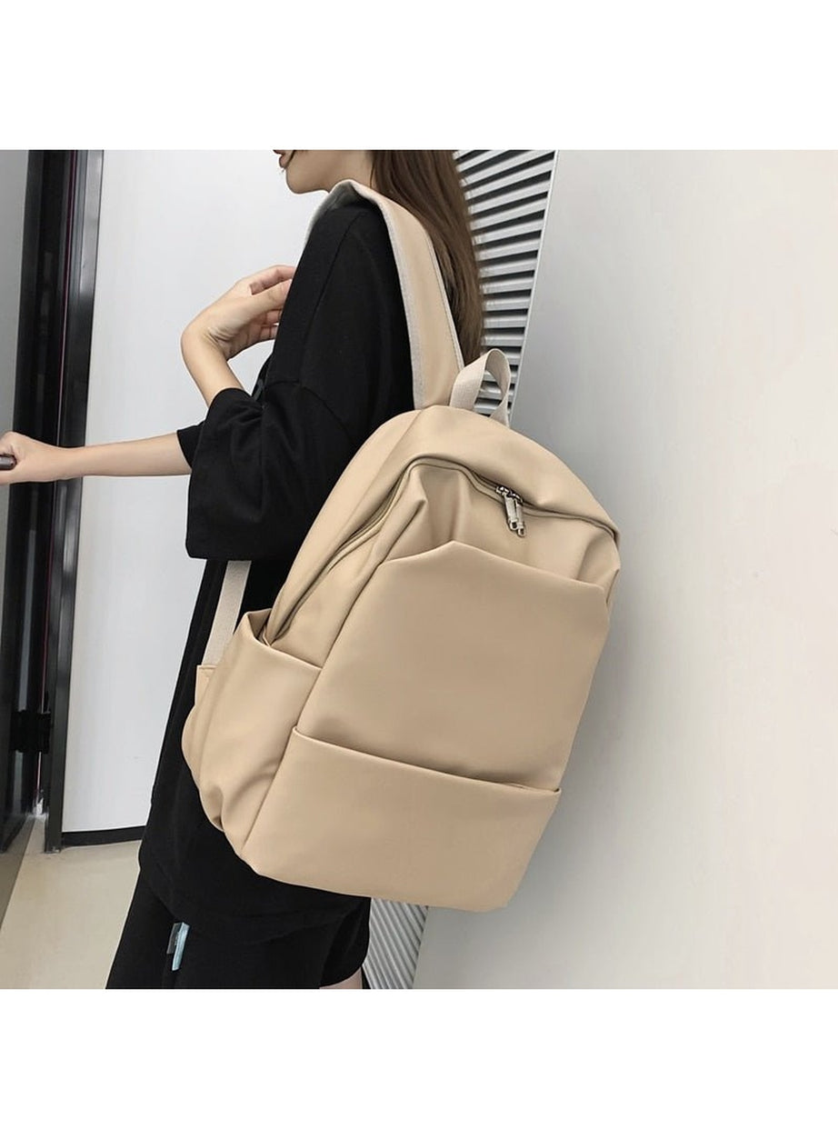 Y2k PU Leather Couple Backpack