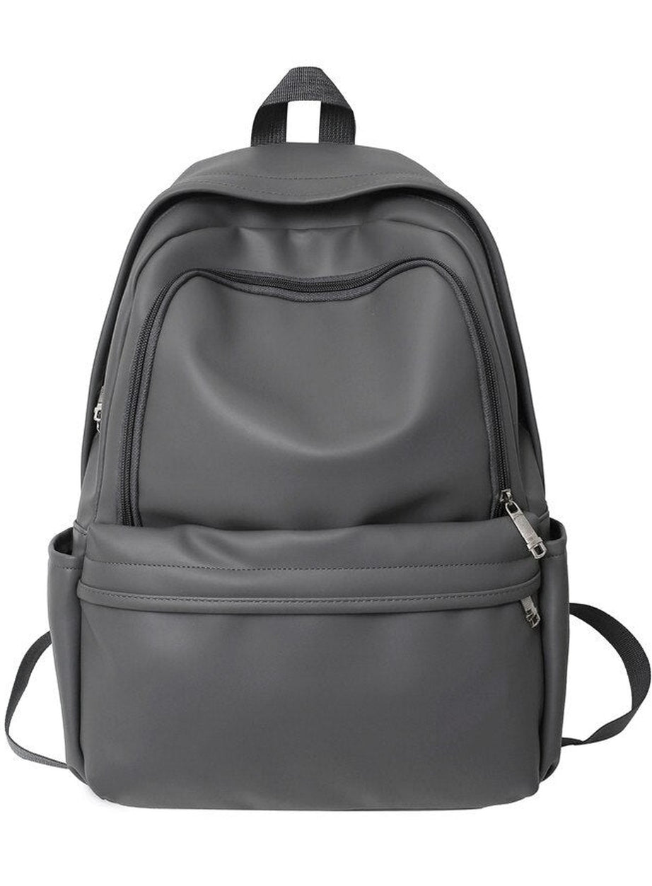 Y2k PU Leather Couple Backpack