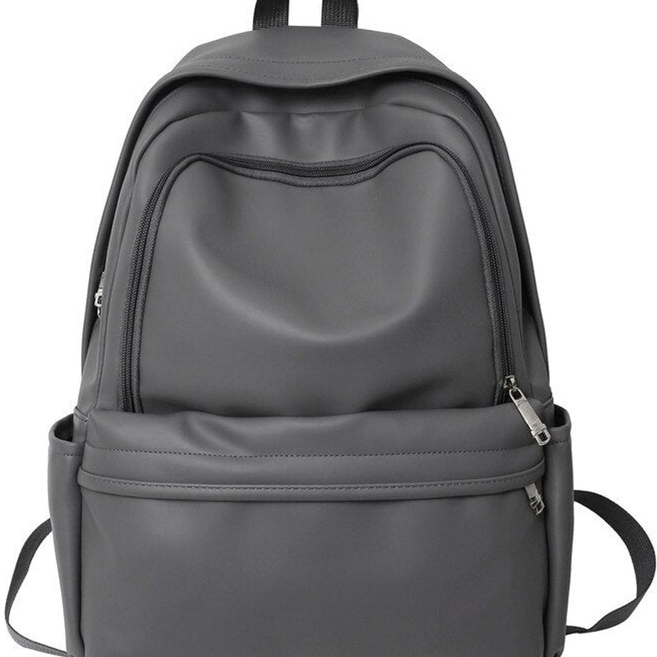 Y2k PU Leather Couple Backpack
