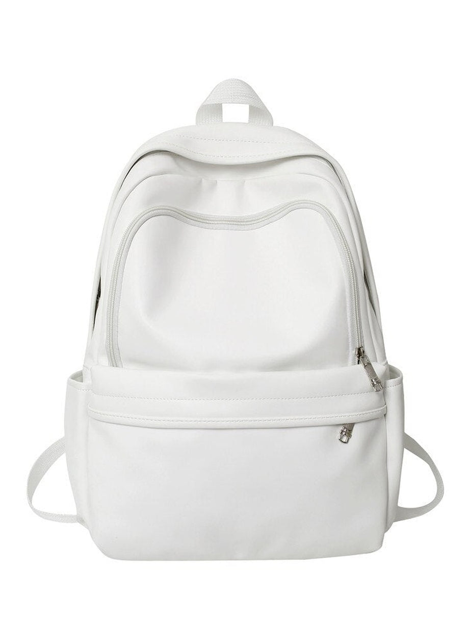 Y2k PU Leather Couple Backpack