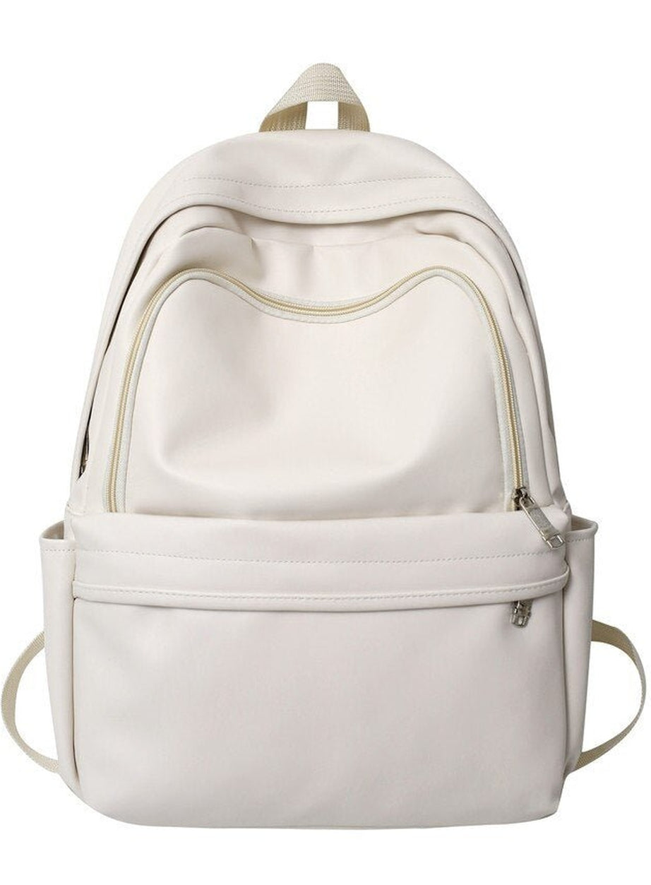 Y2k PU Leather Couple Backpack