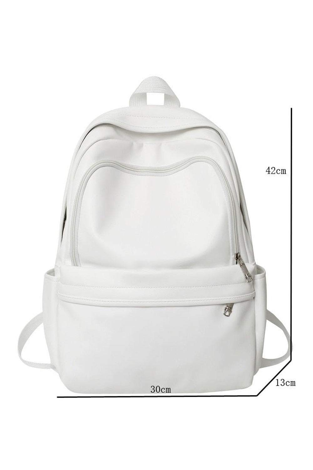 Y2k PU Leather Couple Backpack