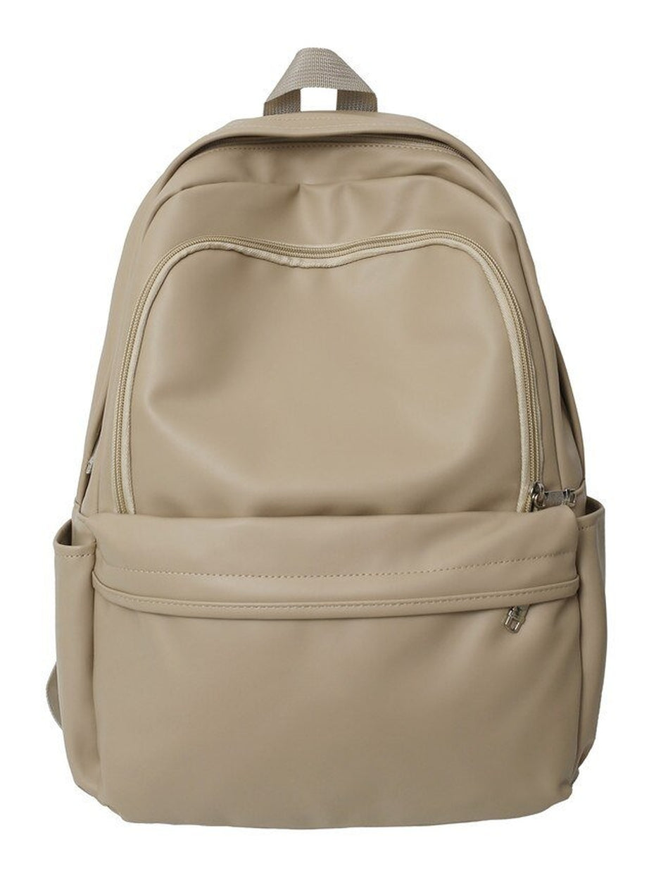 Y2k PU Leather Couple Backpack