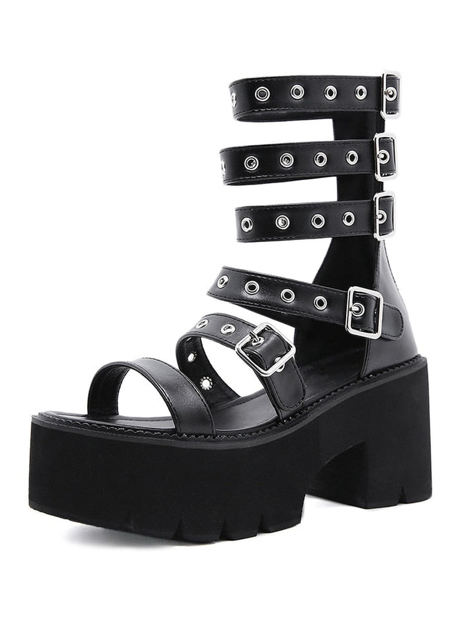 Y2k Punk Gladiator Sandals