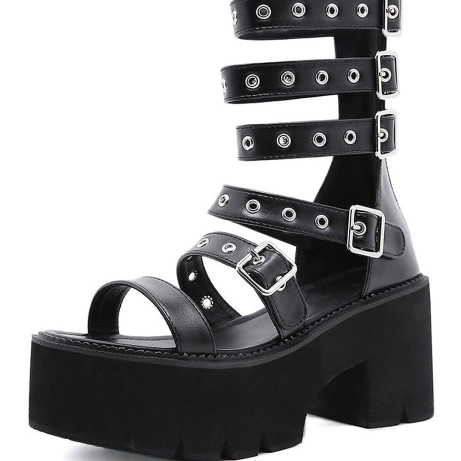 Y2k Punk Gladiator Sandals