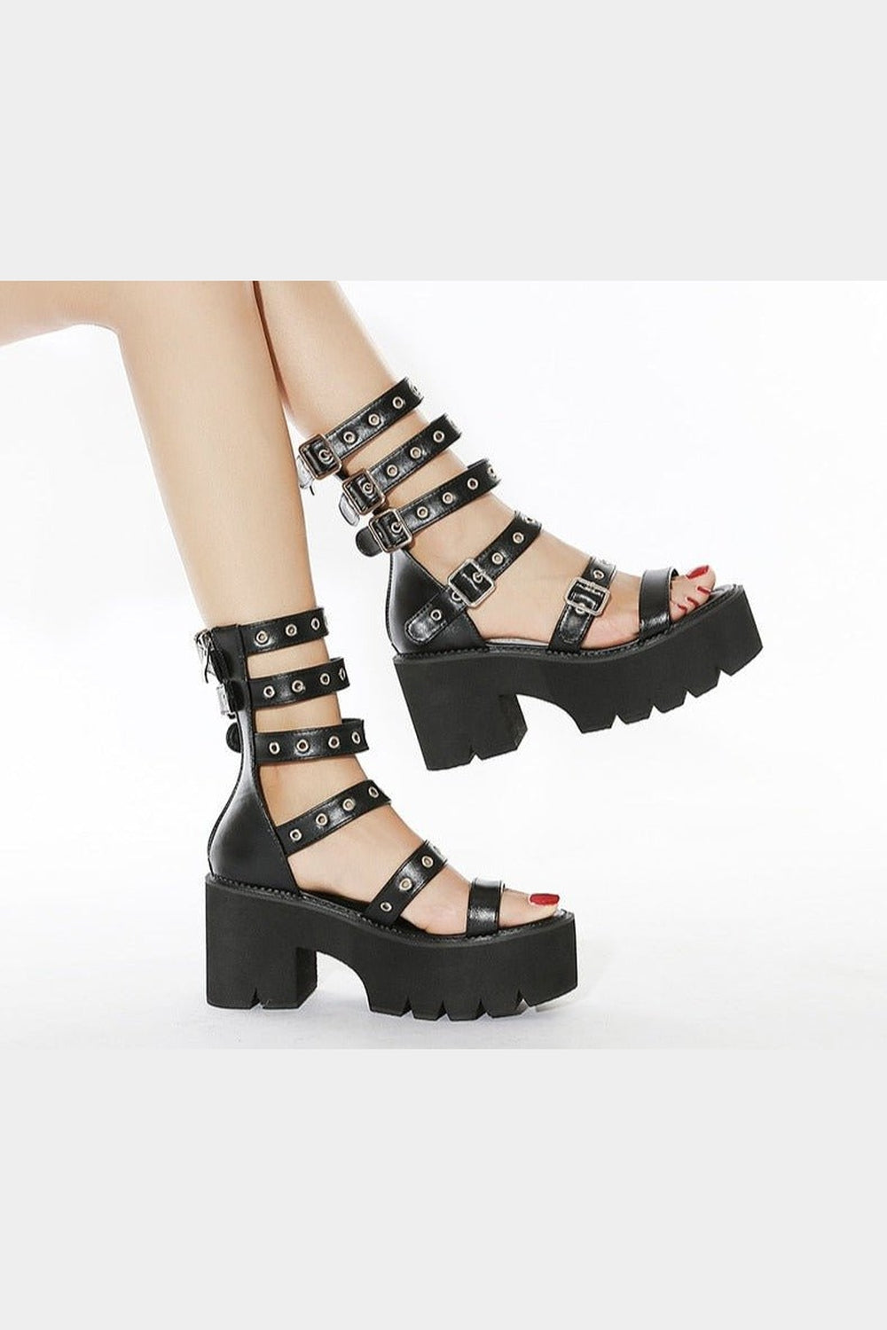Y2k Punk Gladiator Sandals