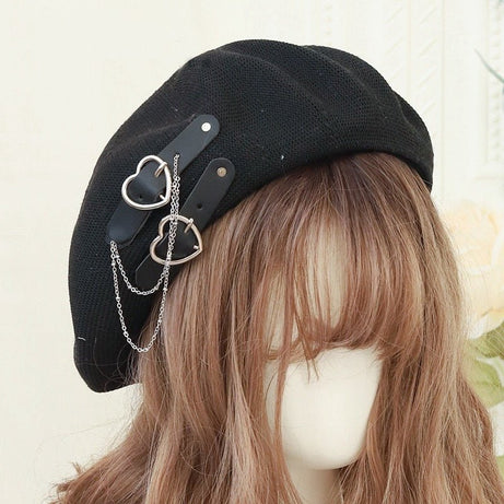 Punk Heart Beret Hat - Hats