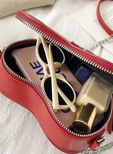 Punk Heart Blade Zipper Chain Bag - Bags