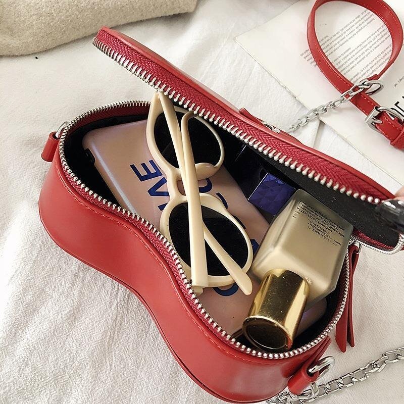 Punk Heart Blade Zipper Chain Bag - Bags