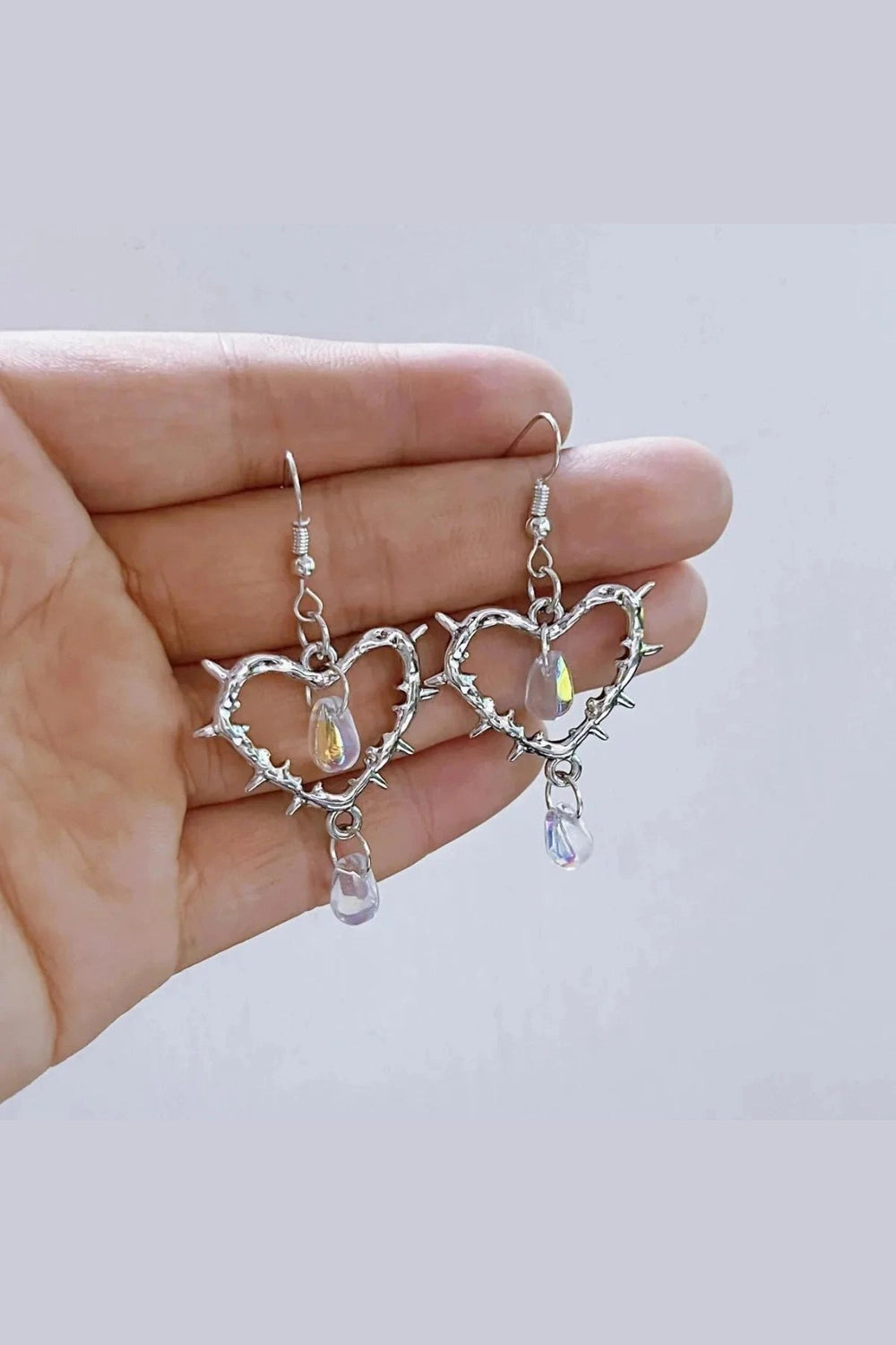 Y2k Punk Heart Earrings Women Fashion