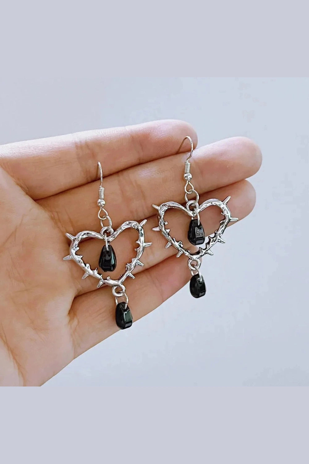 Y2k Punk Heart Earrings Women Fashion