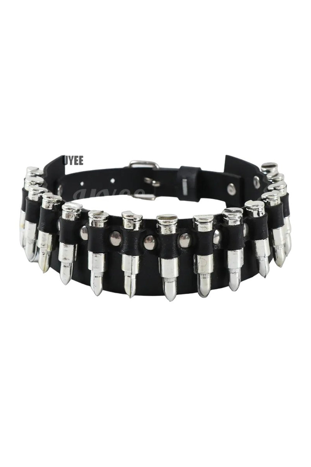 Y2k Punk Rivet Leather Choker