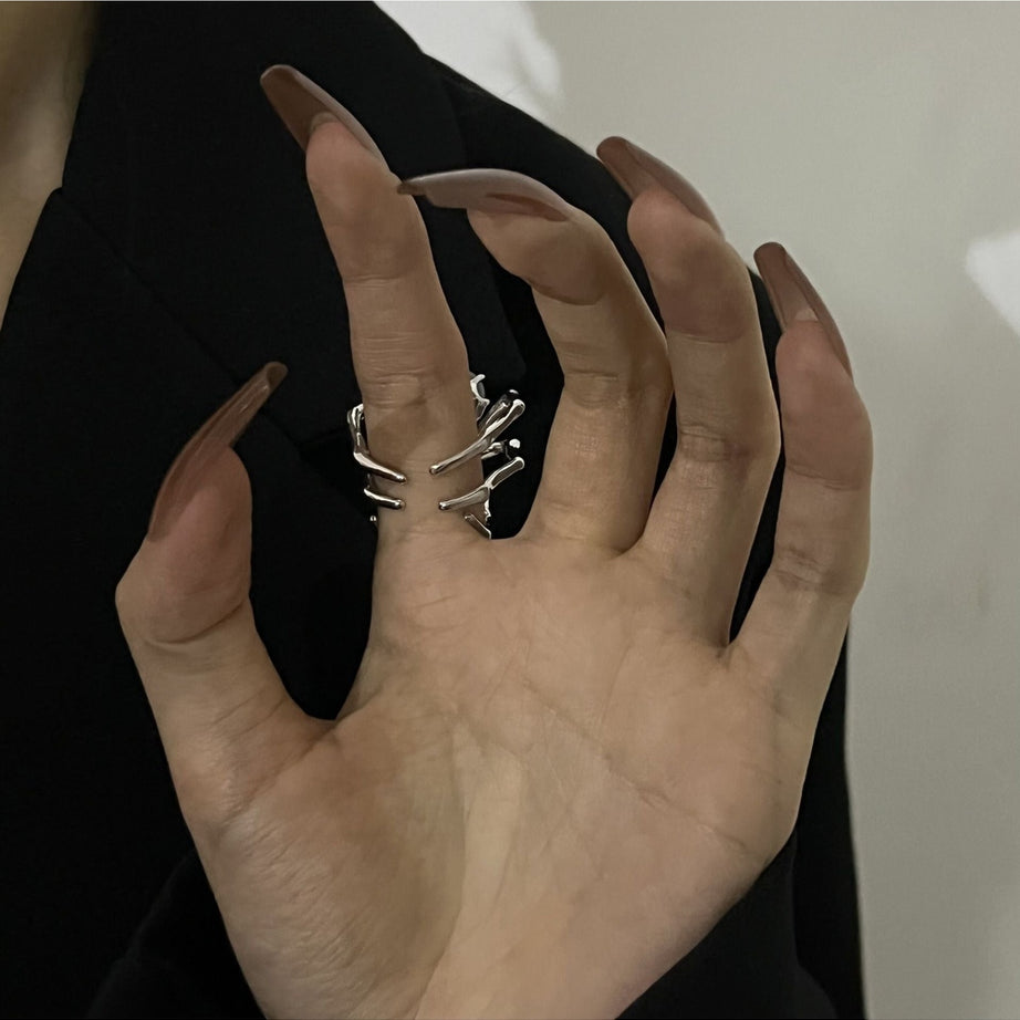 Y2k Punk Spider Ring