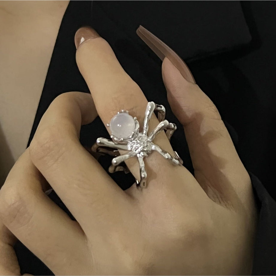 Y2k Punk Spider Ring