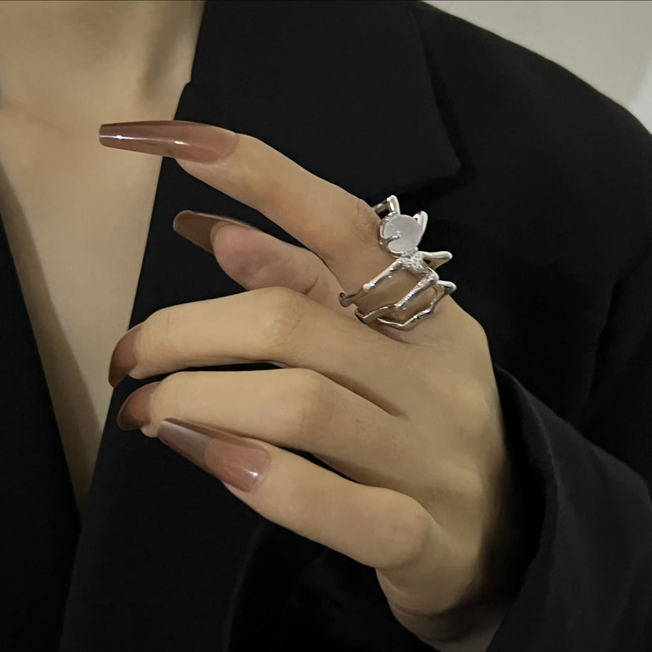 Y2k Punk Spider Ring