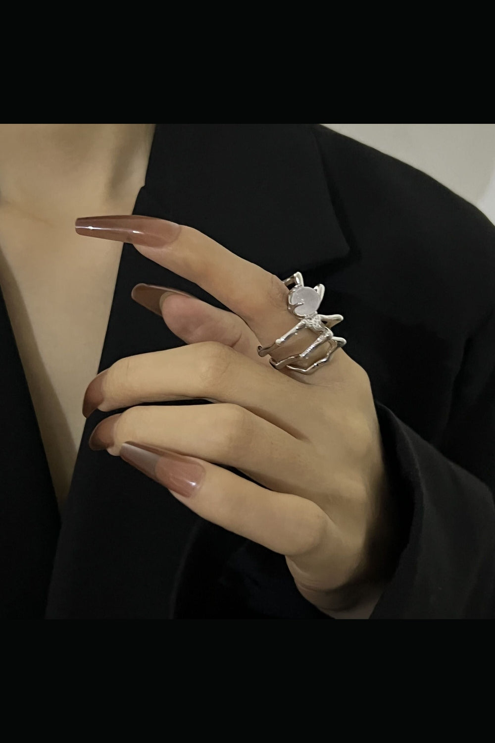 Y2k Punk Spider Ring