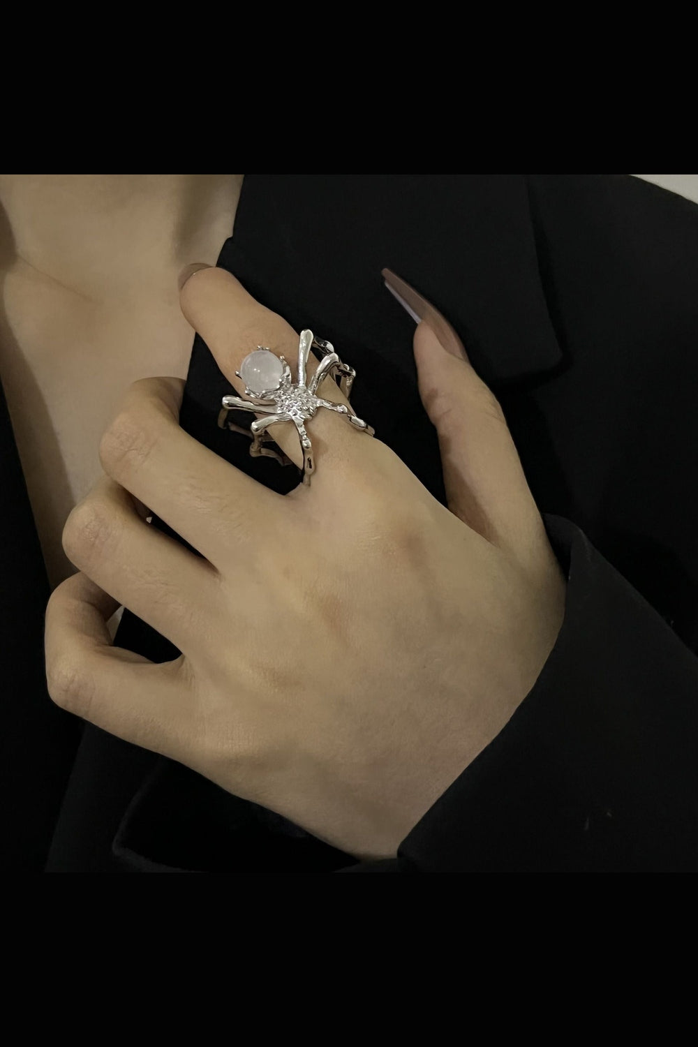 Y2k Punk Spider Ring