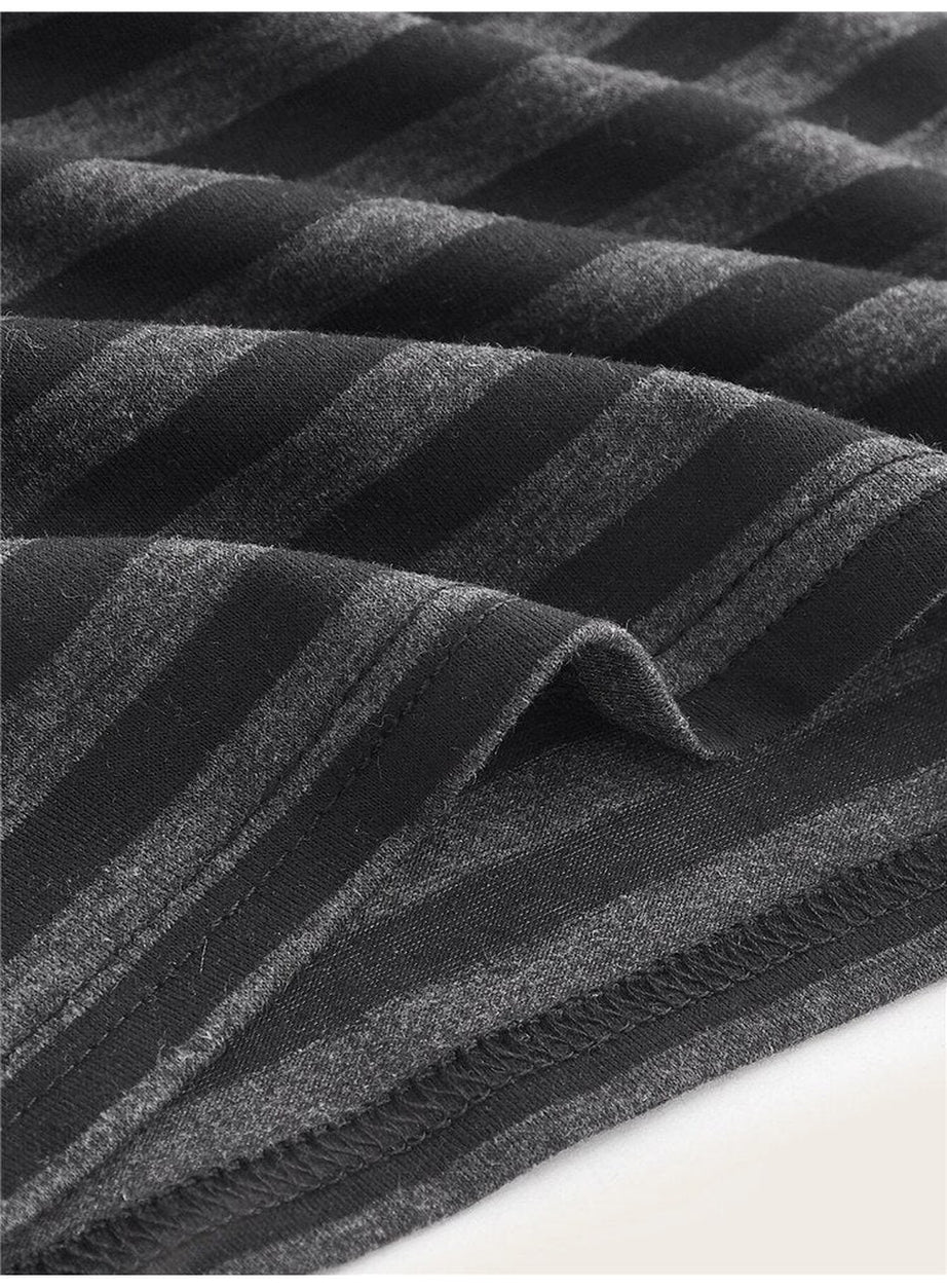 Y2k Punk Striped Button Cami Crop Top