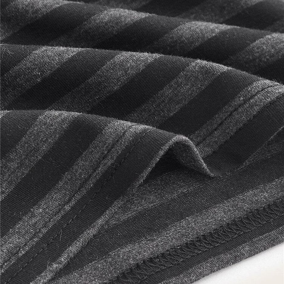 Y2k Punk Striped Button Cami Crop Top