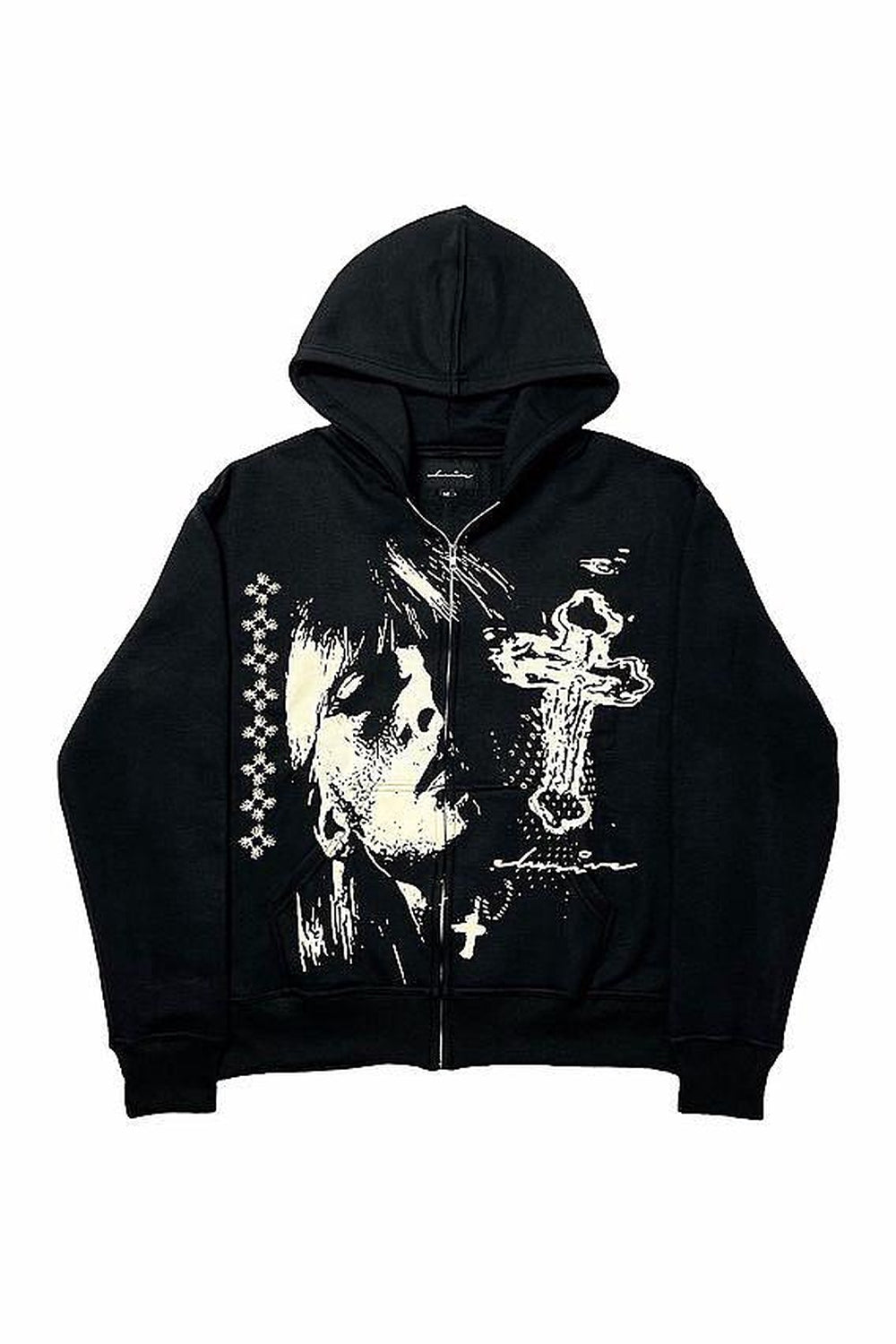 Y2k Punk Zipper Couple Sweatshirt