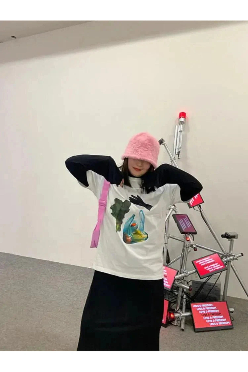 Y2k Quirky Grocery Graphic T-shirt