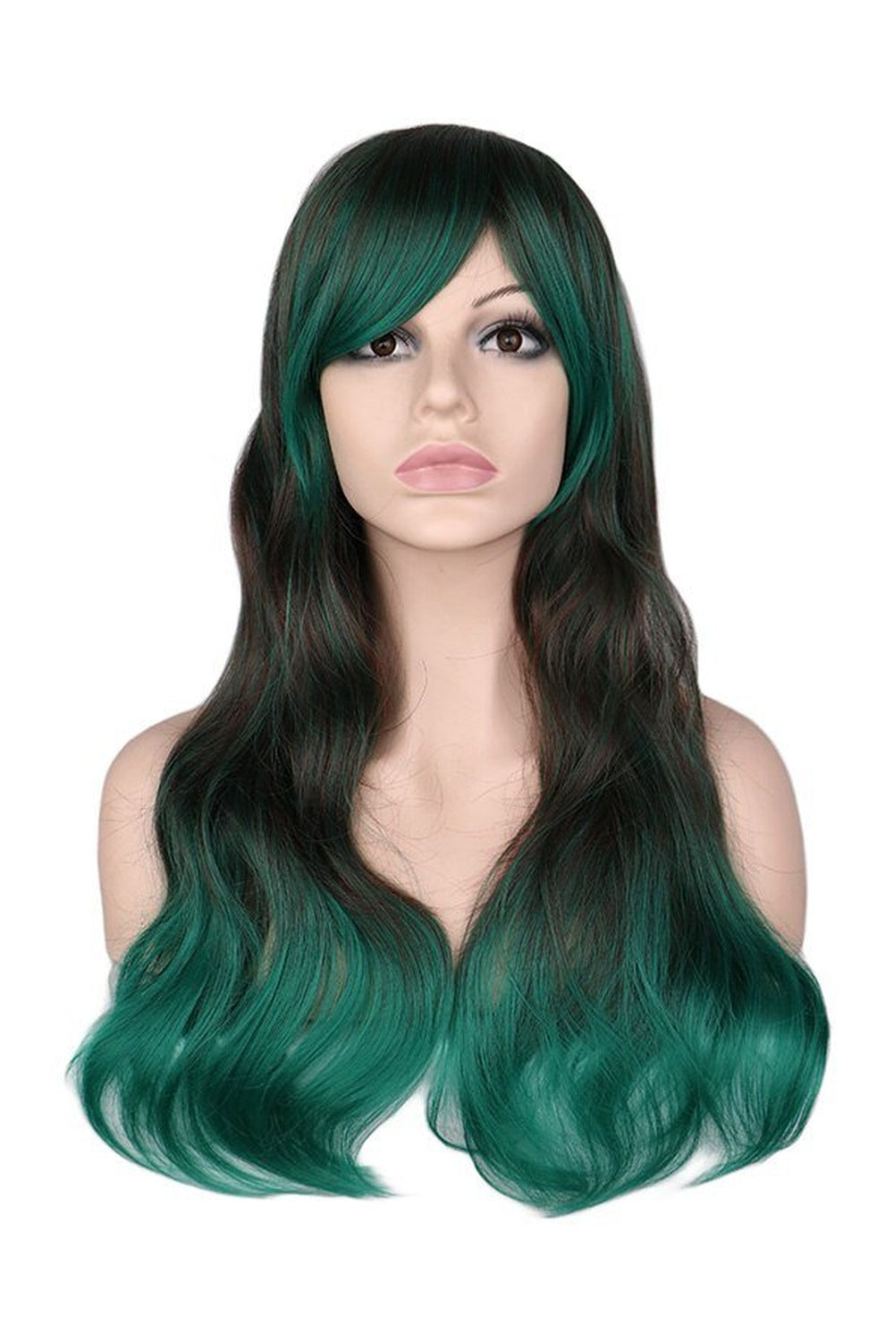 Y2k Rainbow Colorful Long Curly Wig