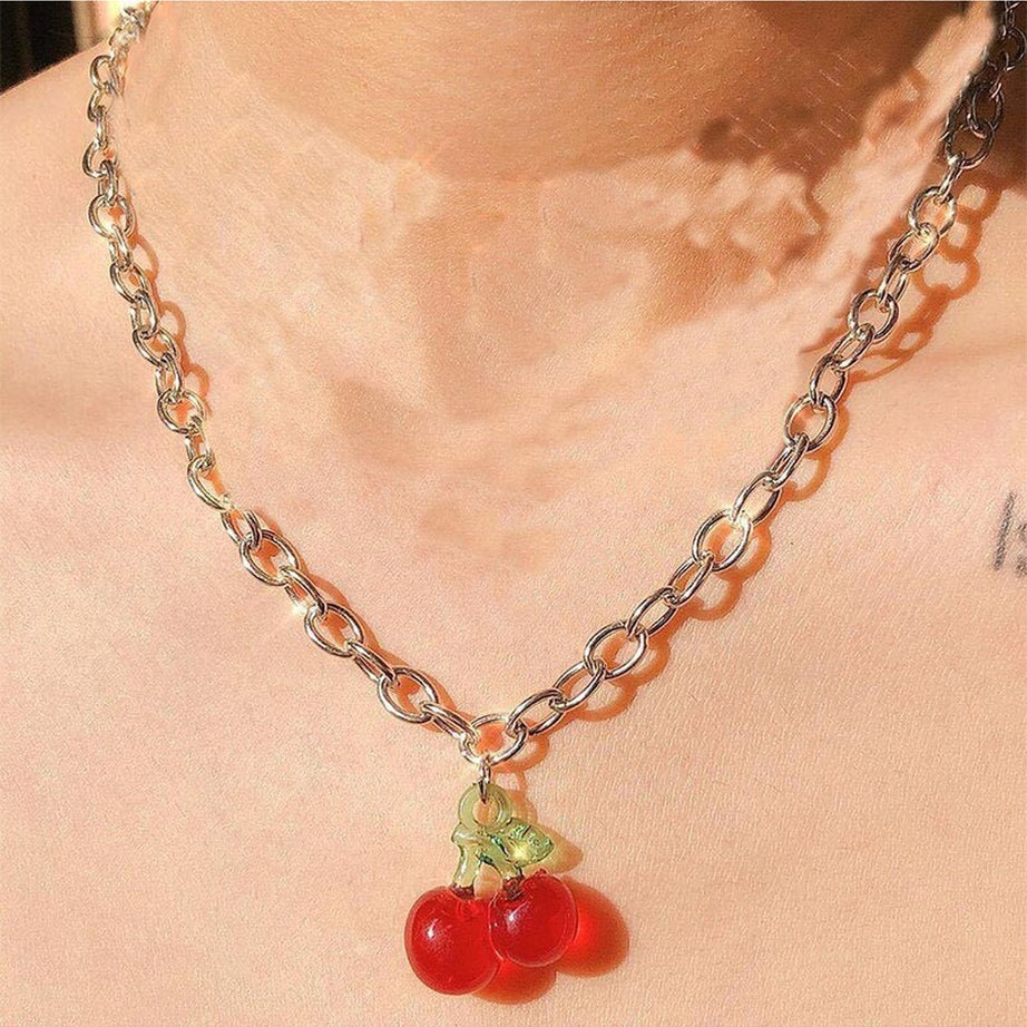 Y2k Rainbow Crystal Necklace