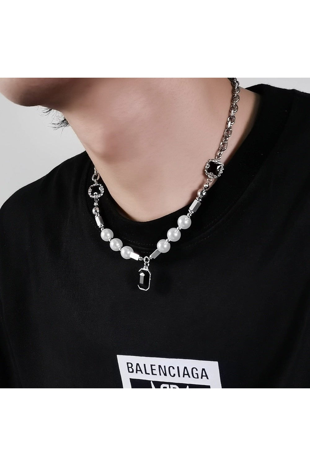 Y2k Rainbow Crystal Necklace