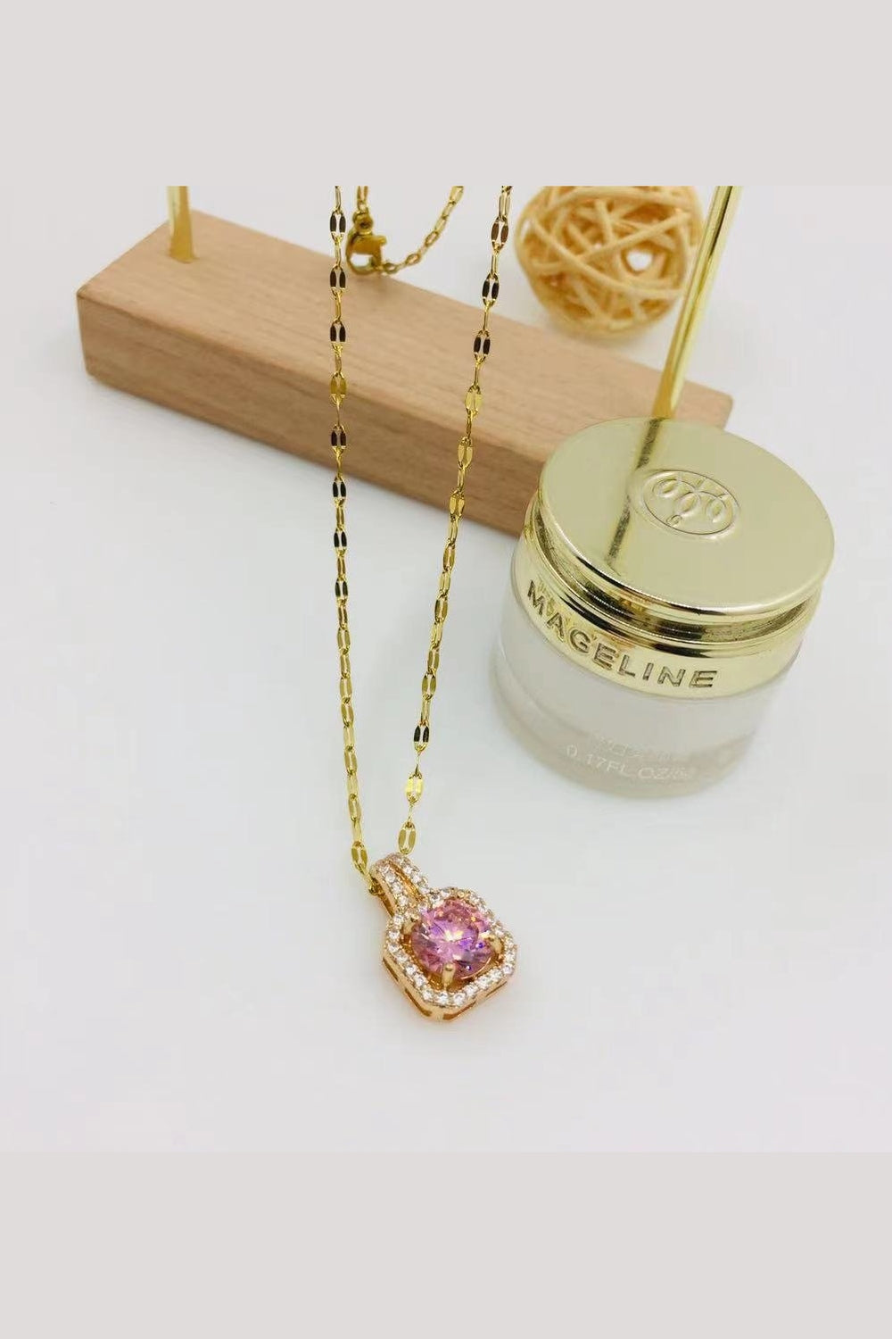 Y2k Rainbow Crystal Necklace