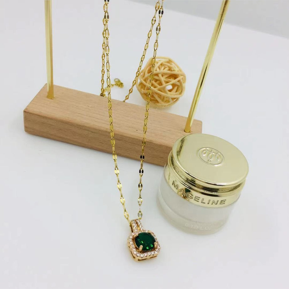 Y2k Rainbow Crystal Necklace