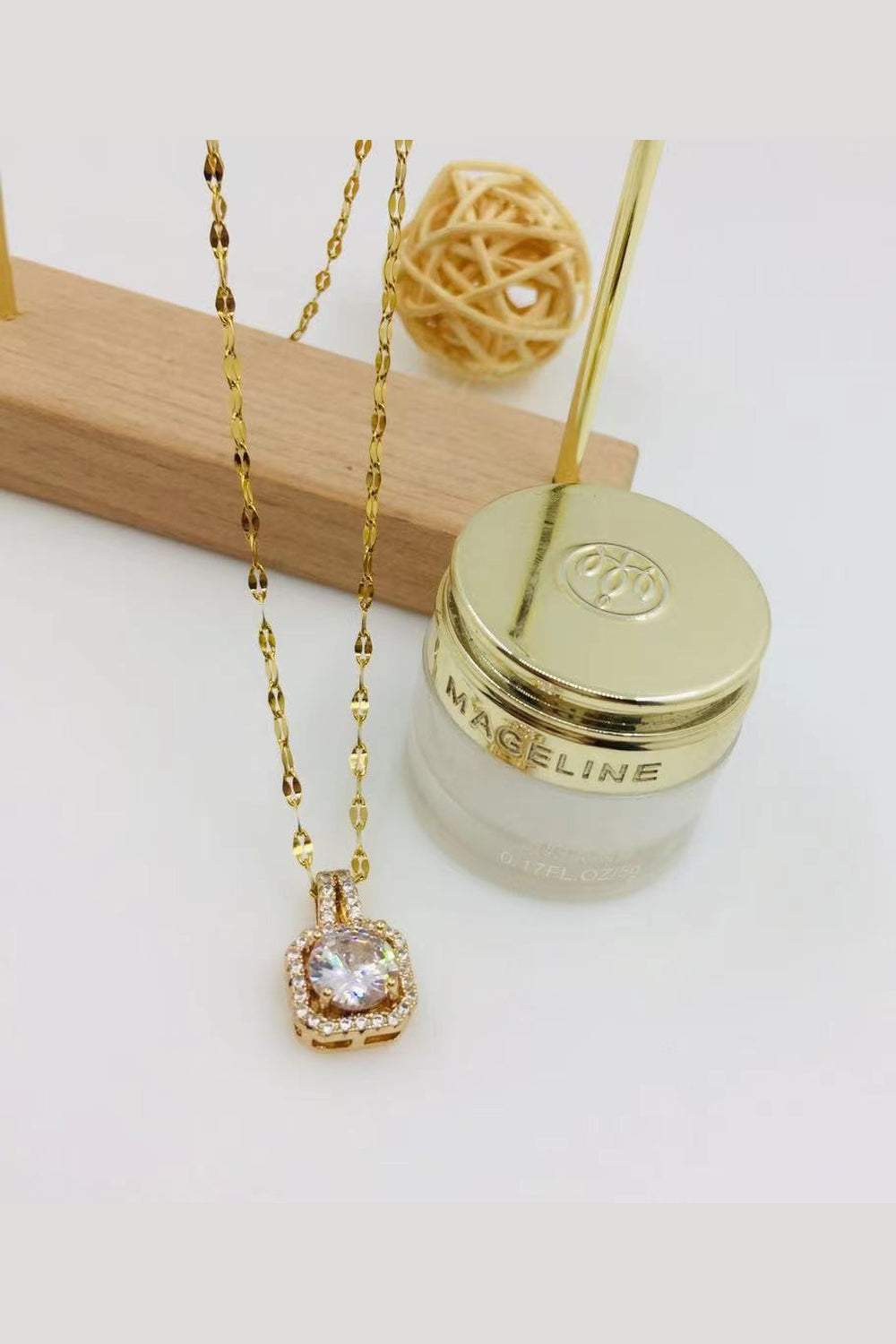 Y2k Rainbow Crystal Necklace