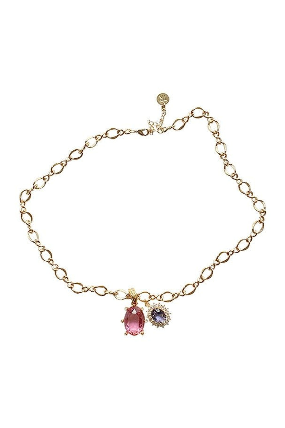 Y2k Rainbow Crystal Necklace