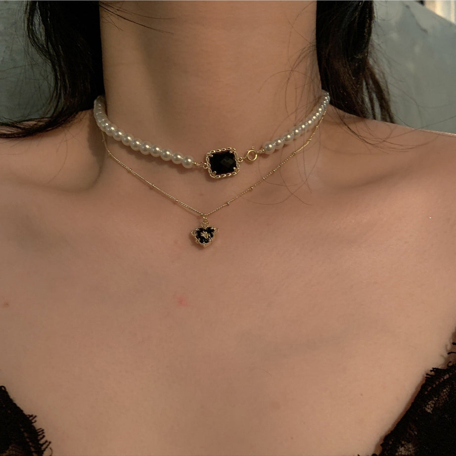 Y2k Rainbow Crystal Necklace