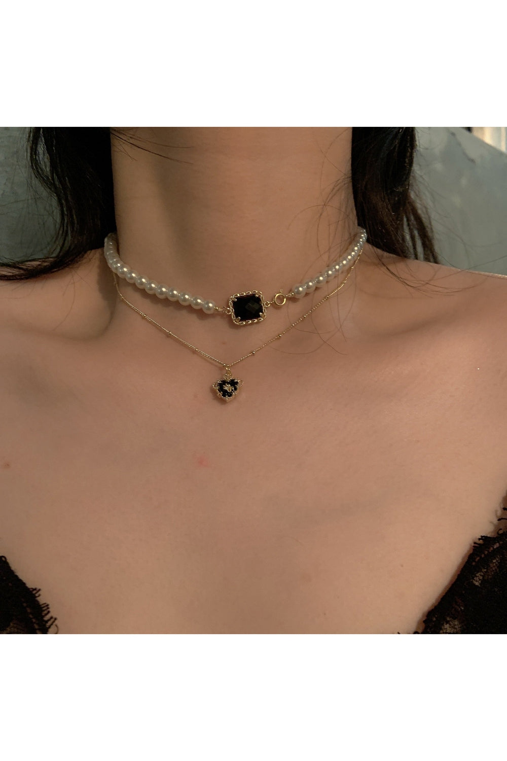 Y2k Rainbow Crystal Necklace