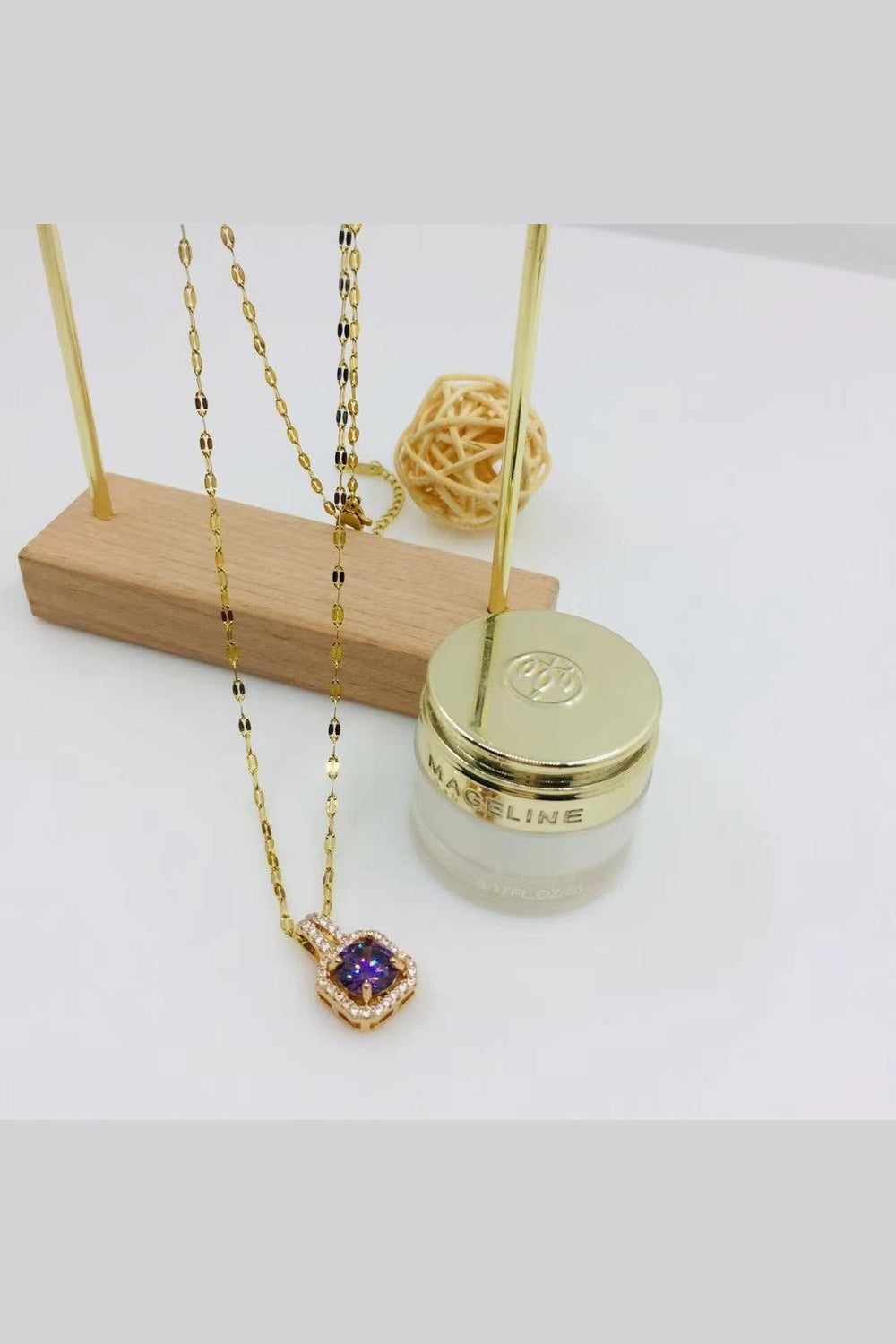 Y2k Rainbow Crystal Necklace