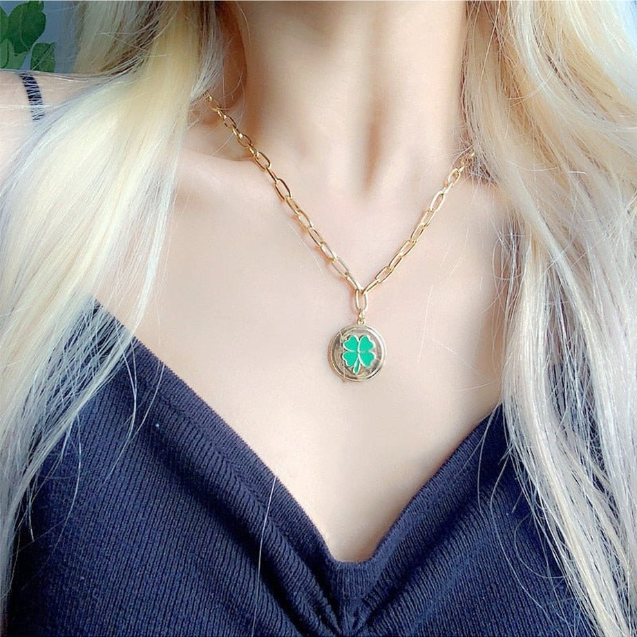 Y2k Rainbow Crystal Necklace