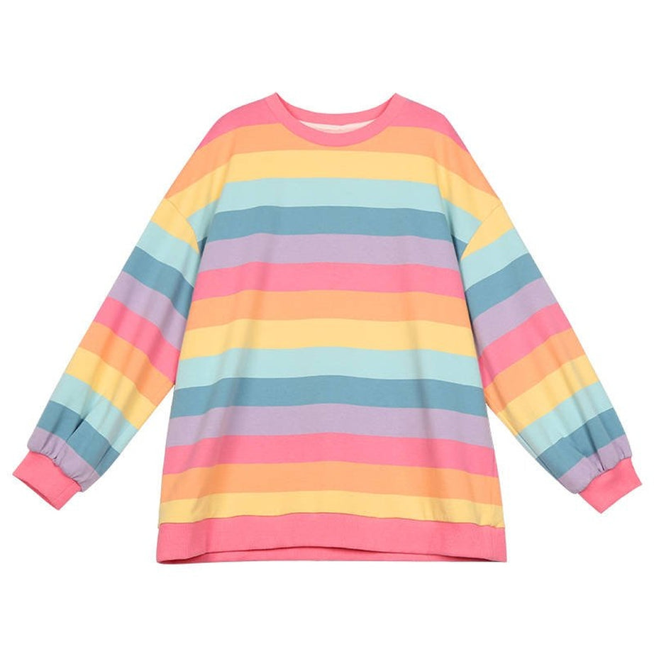 Y2k Rainbow Long Sleeve T-shirt